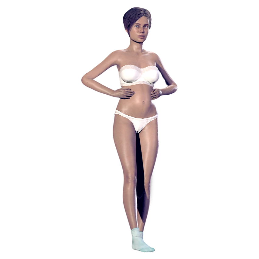 Latina Pregnant Woman (3D Action Model)-3DHi