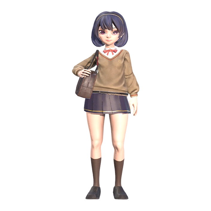 The Girl with a Shoulder Bag (3D Action Model)-3DHi