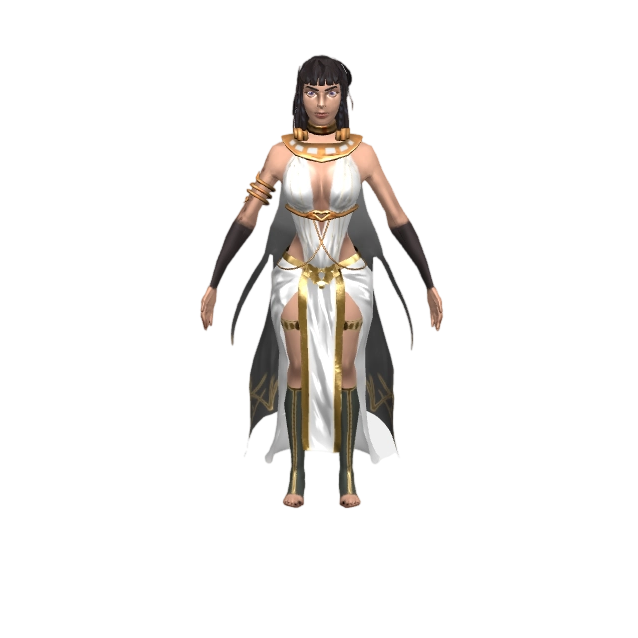 Egyptian goddess-3DHi