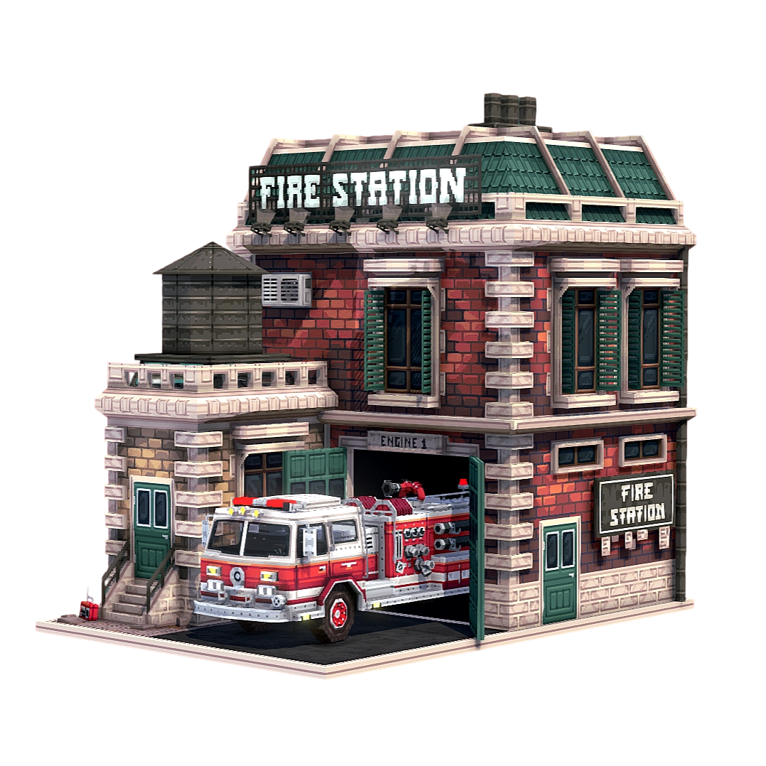 Fire Station-3DHi