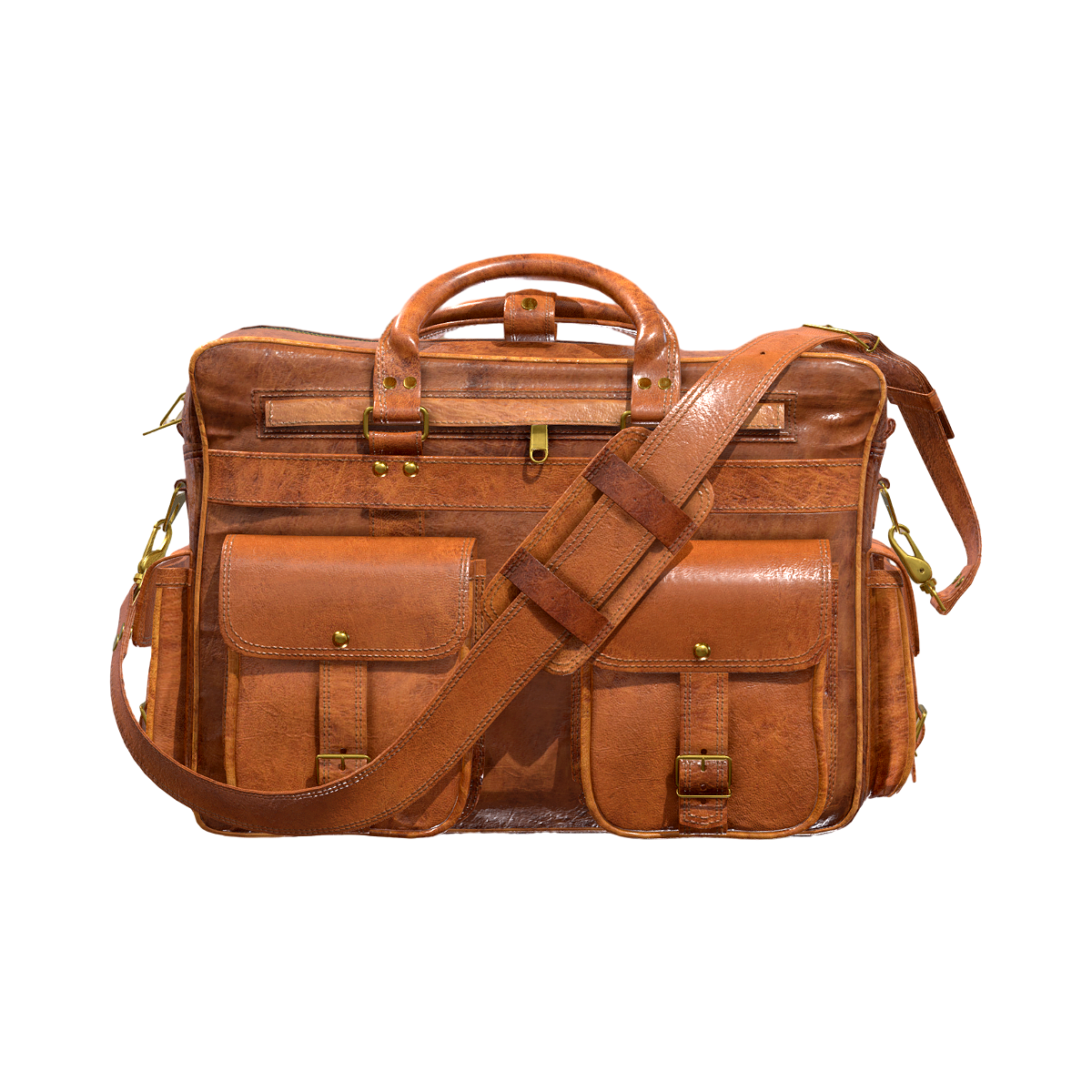Everett Leather Bag-3DHi