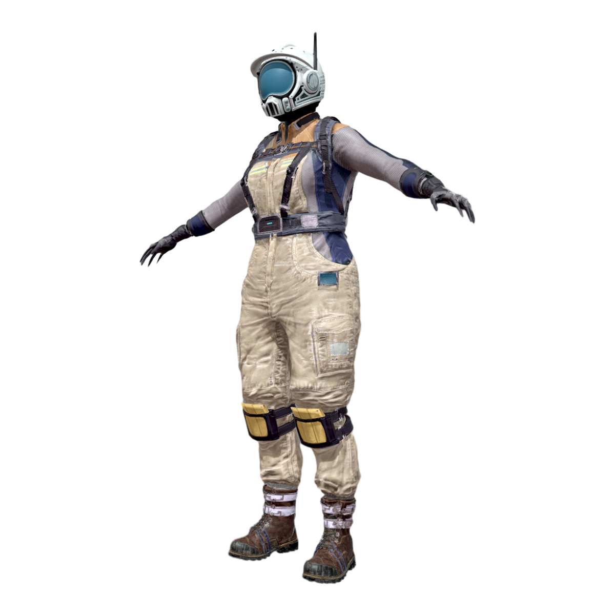 The Uniform of an Aircraft Mechanic-3DHi