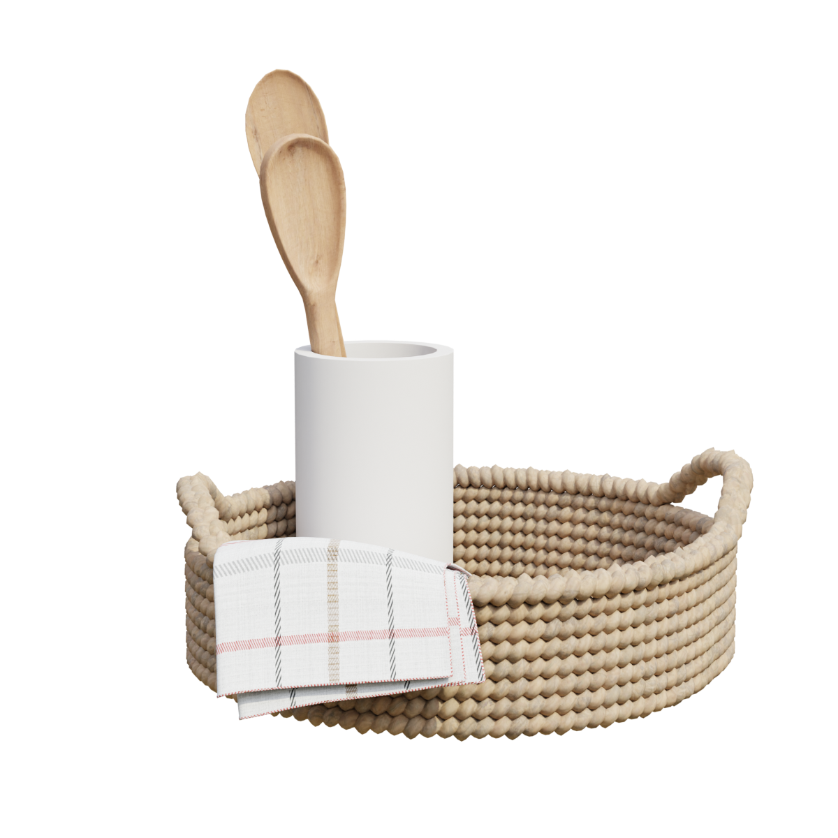Handmade Woven Baskets for Kitchen & Bathroom Storage-3DHi