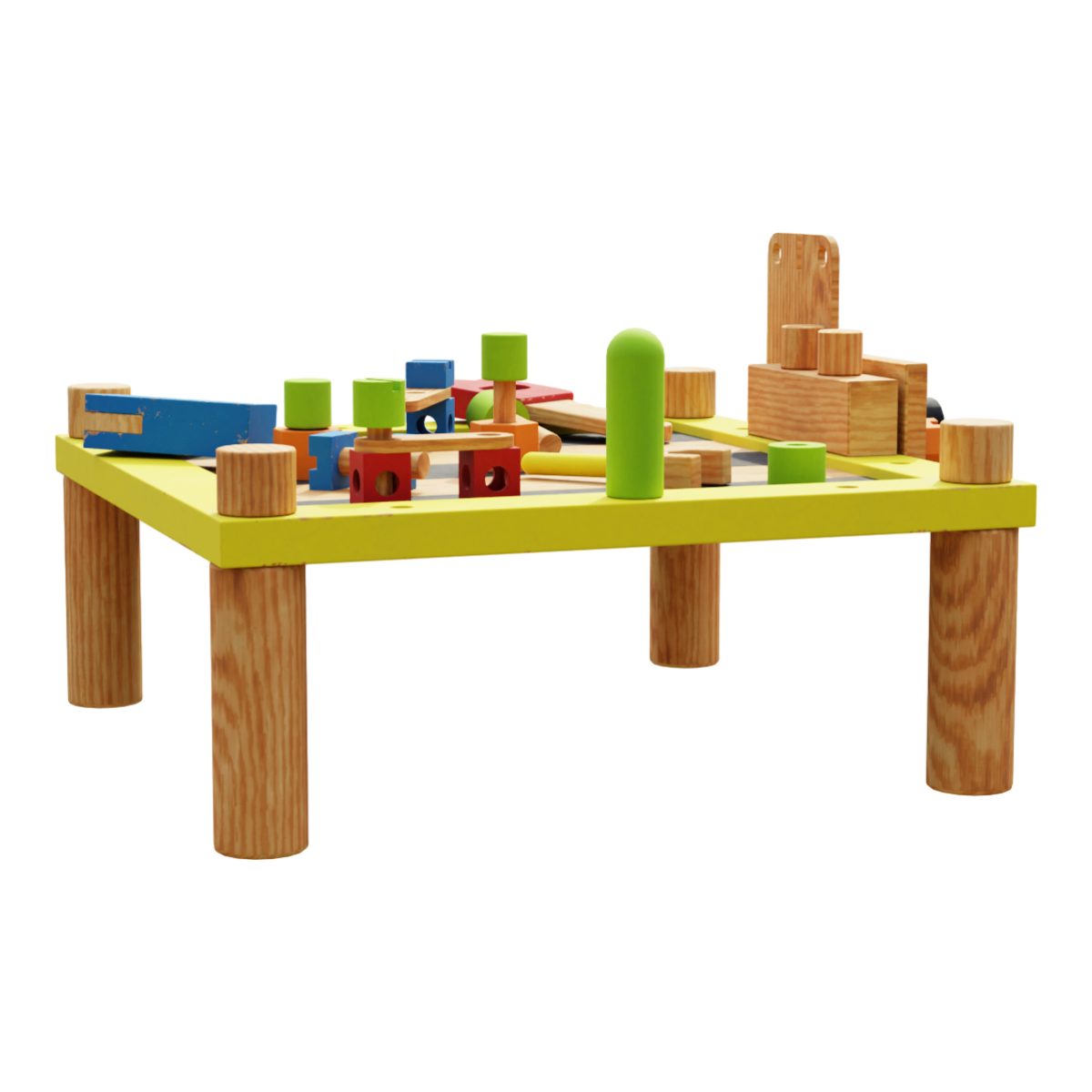 Rubic Multifunctional Building Block Set with Screw Driving and Child-Friendly Nut Activity for Hands-On Play-3DHi