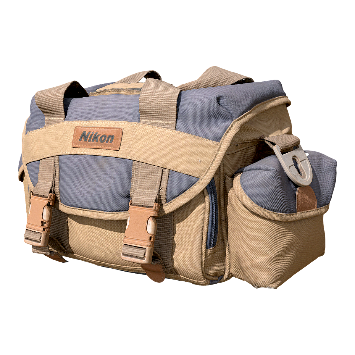Vintage Outdoor Nikon Canvas Camera Bag-3DHi